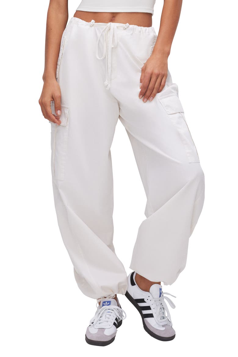 Parachute Cargo Joggers, Main, color, CLOUD WHITE001