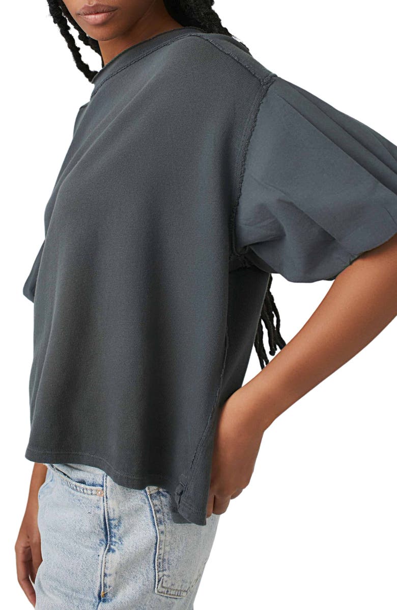 Free People Blossom Raw Edge Top, Alternate, color, 