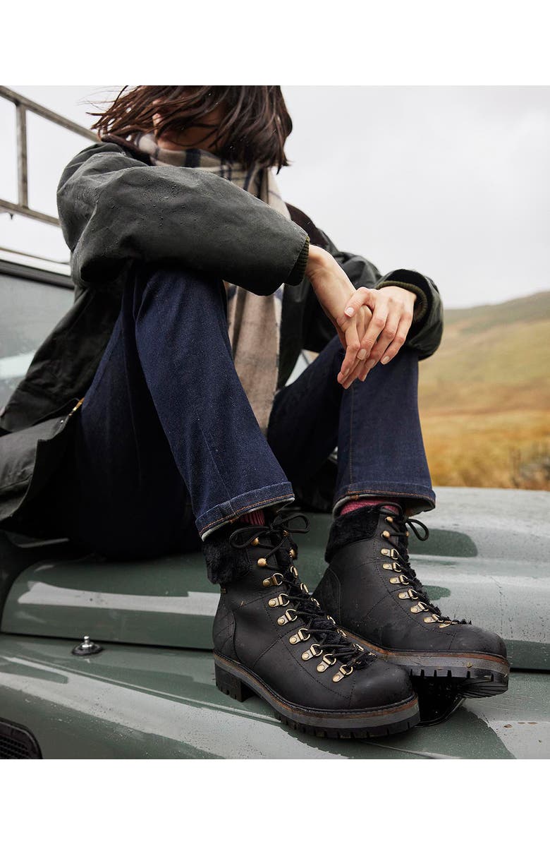 Barbour Holly Faux Fur Lined Boot, Alternate, color,