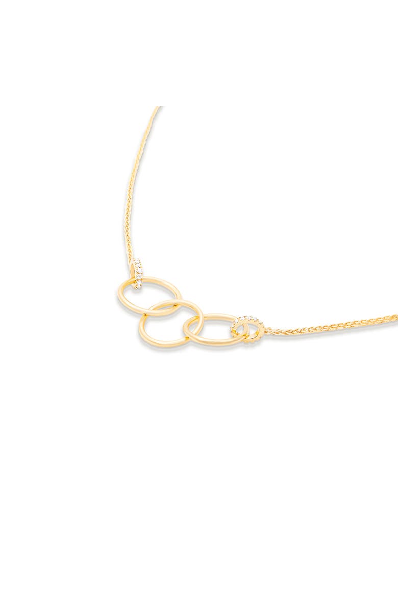 Campbell + Charlotte Crew Triple Circle Necklace, Alternate, color, Gold