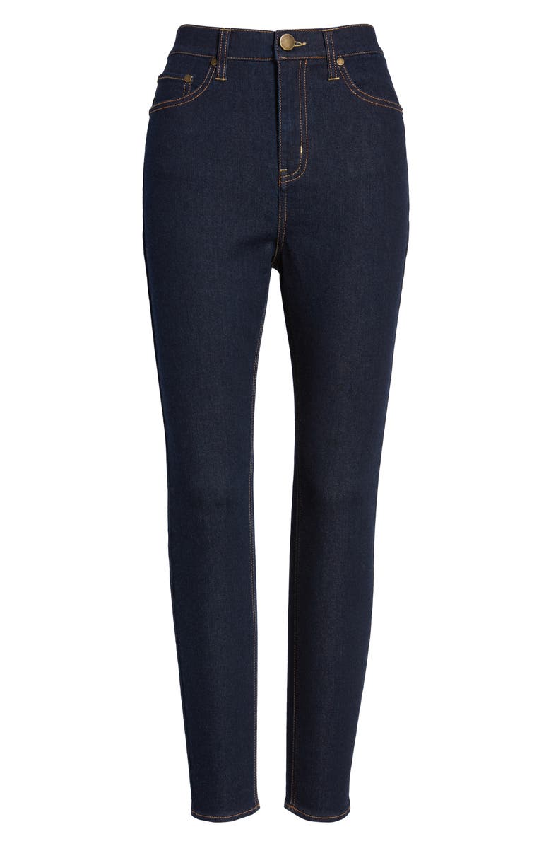 Tinsel High Waist Skinny Jeans, Alternate, color, 