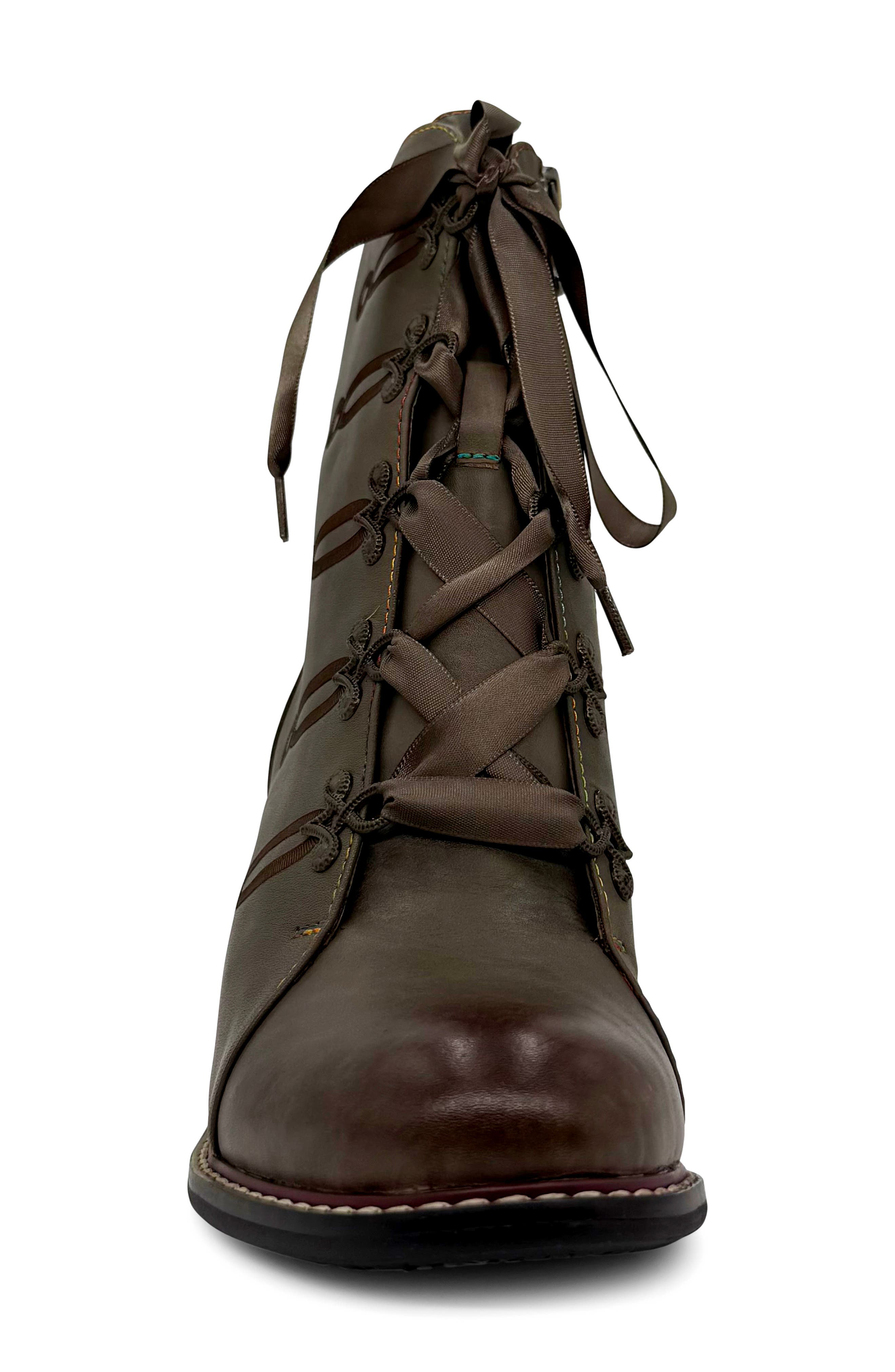 Geraldine Bootie, Alternate, color, GREEN