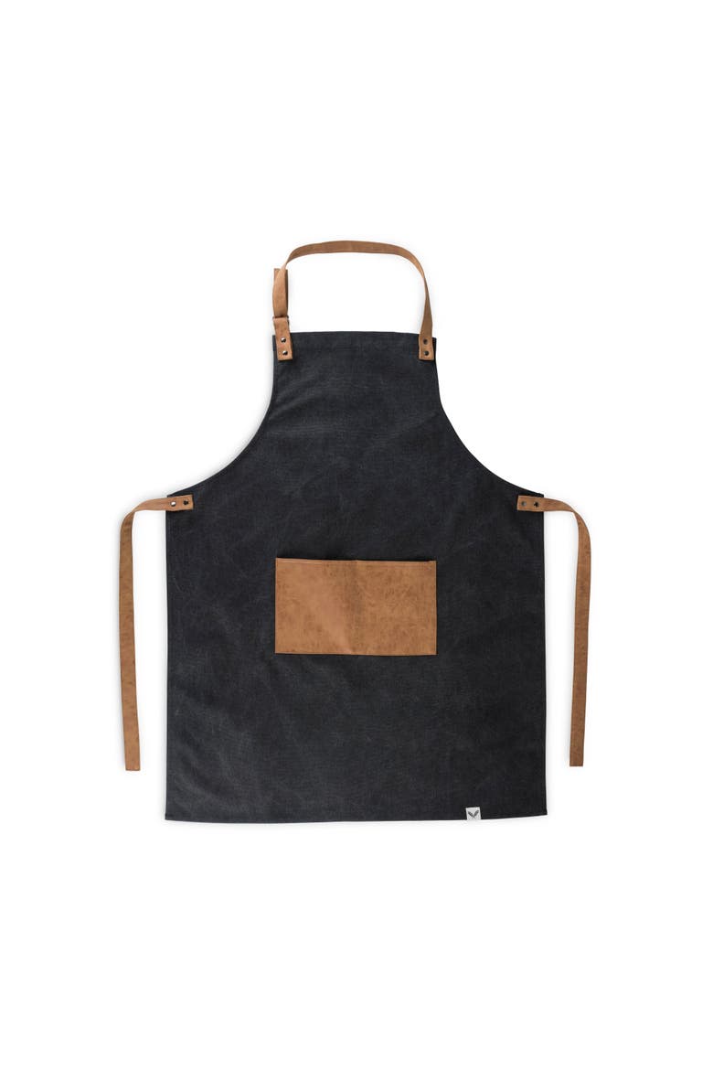 Canvas Grilling Apron, Main, color, Black