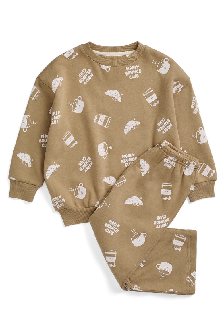 Brunch Club Joggers, Alternate, color, Sesame & Gardenia