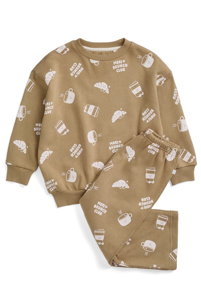 MORI Oversized Sweatshirt, Alternate, color, Sesame & Gardenia