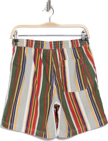 Stripe Twill Shorts