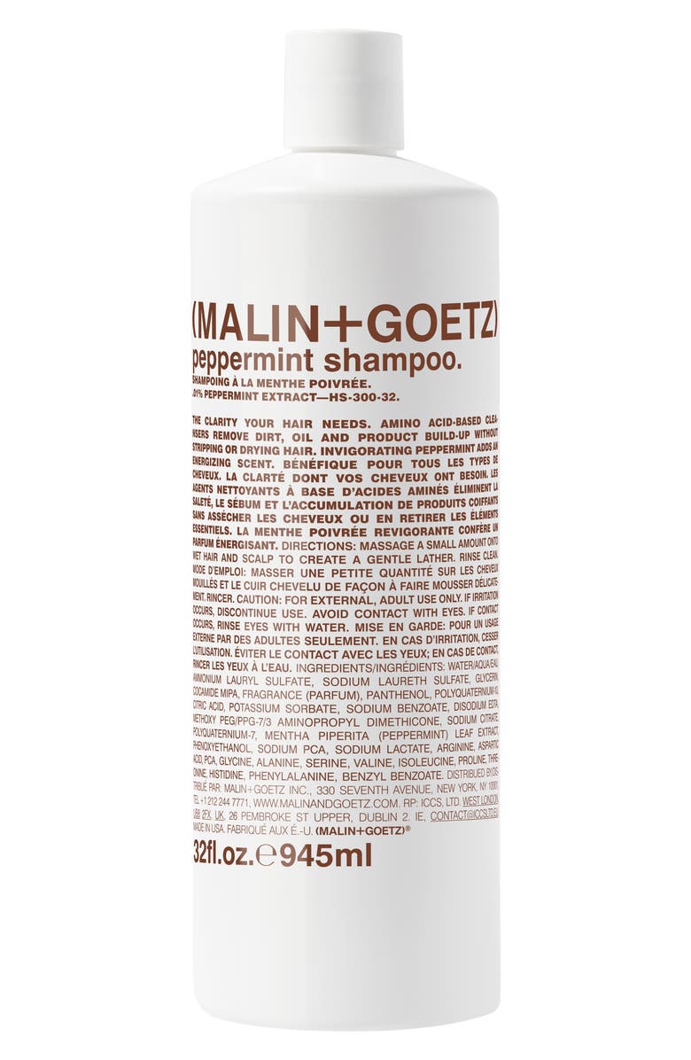 MALIN+GOETZ Jumbo Peppermint Shampoo $104 Value, Main, color,