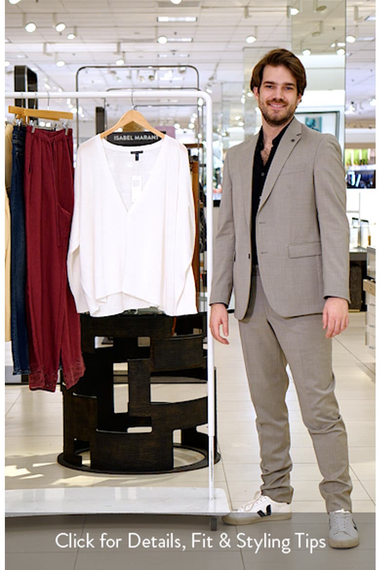 V-Neck Organic Linen & Organic Cotton Cardigan video