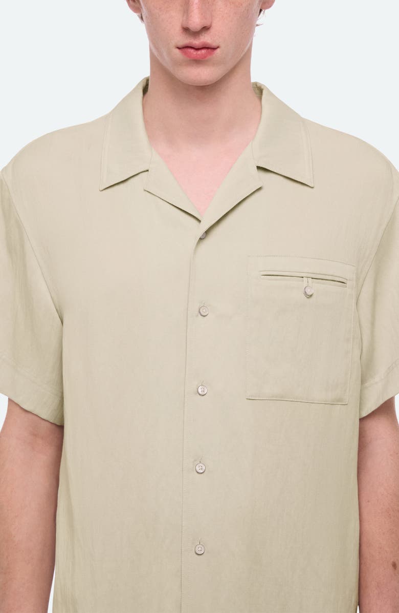 Helmut Lang Solid Camp Shirt, Alternate, color, 
