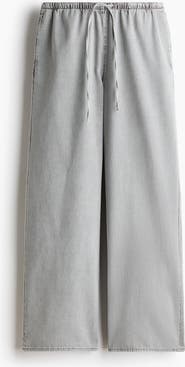 H&M Denim Drawstring Trousers