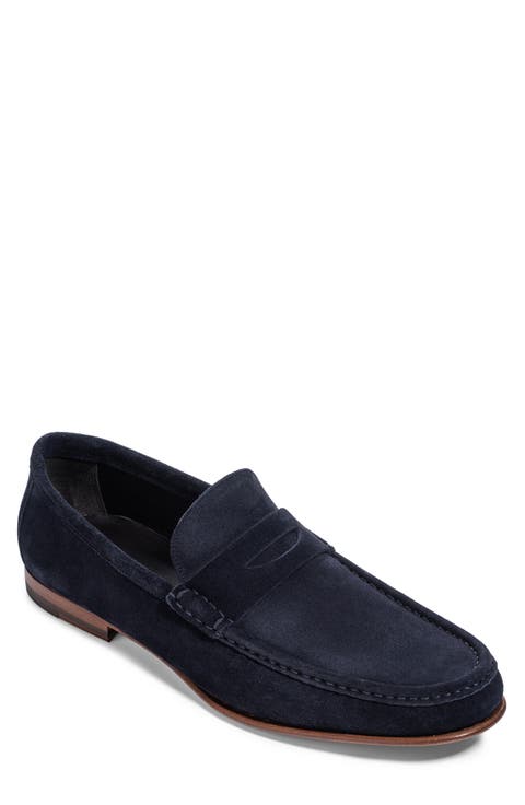 Dylan Suede Penny Loafer (Men)