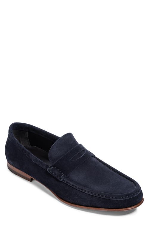 To Boot New York Dylan Suede Penny Loafer In Blue