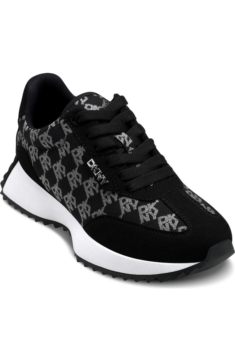 DKNY Naples Sneaker, Main, color, Nickel/Black