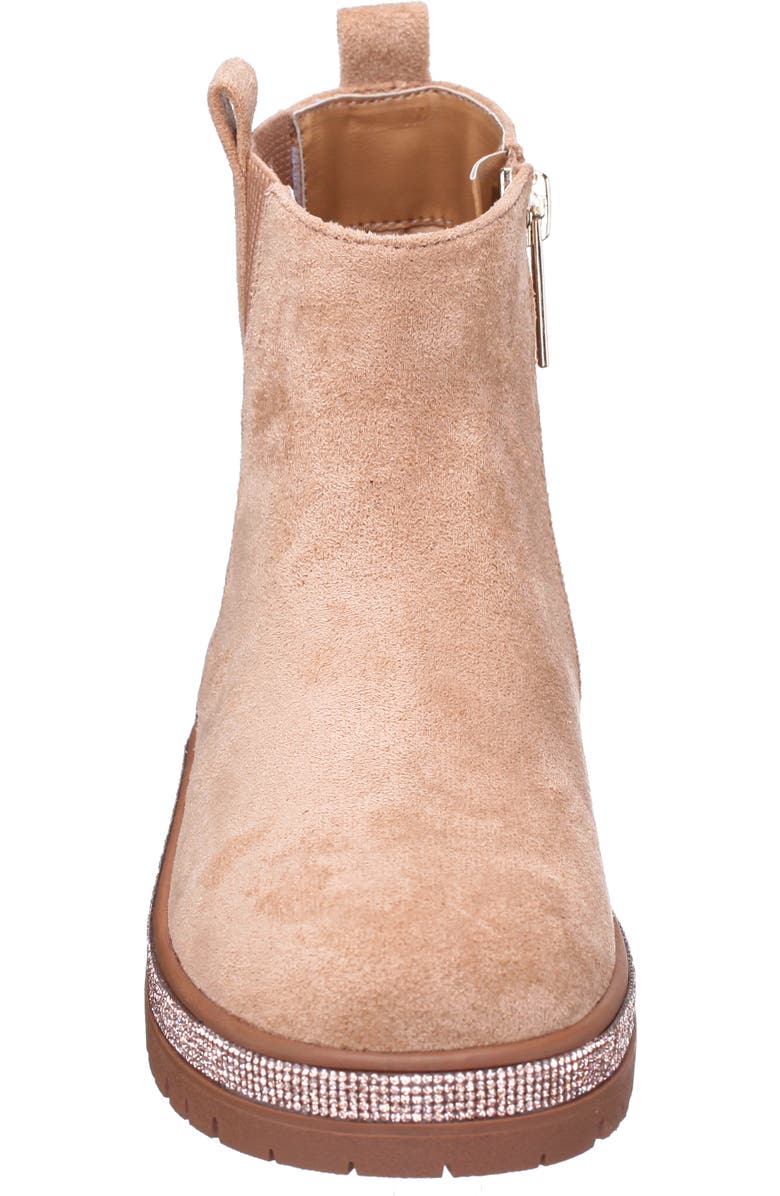 Nina Kids' Evan Bootie, Alternate, color, Tan Microsuede