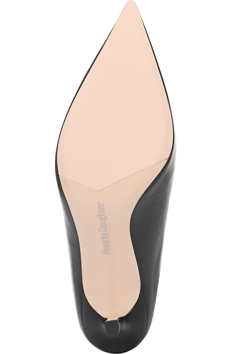 Favorite Daughter Sloan Ankle Wrap Pointed Toe Mule Pump, Alternate, color, Black