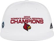 adidas Women's adidas White Louisville Cardinals 2022 NCAA Women's Basketball Tournament March Madness Final Four Regional Champions Locker Room Adjustable Hat