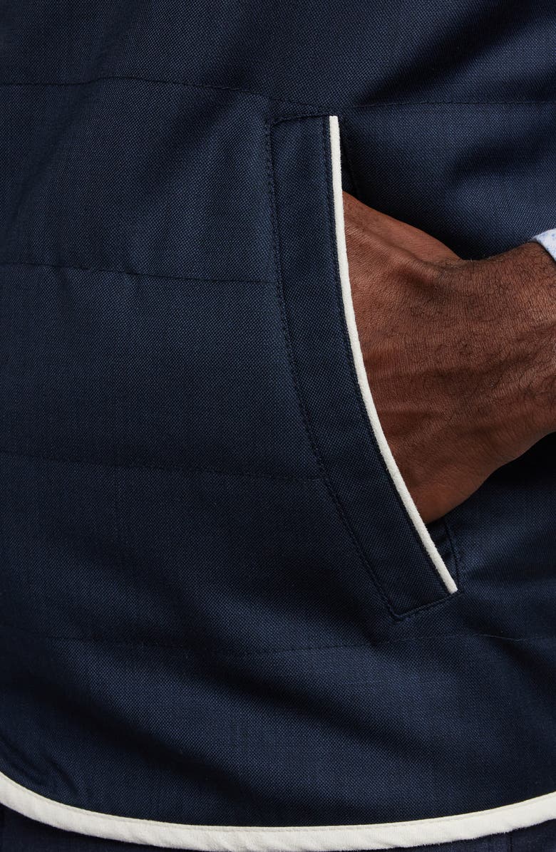 David Donahue Urban Wool Vest, Alternate, color, Navy