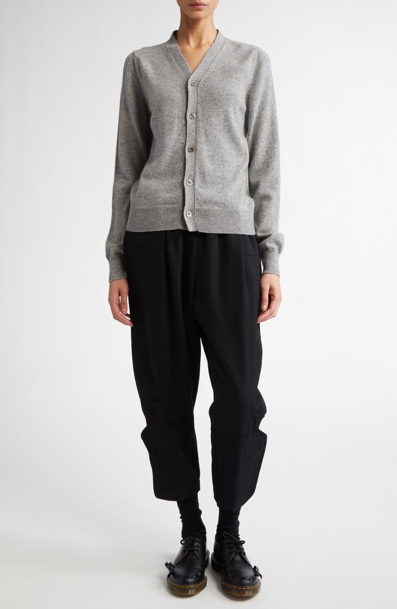 Comme des Garçons Comme des Garçons Cashmere V-Neck Cardigan, Alternate, color,