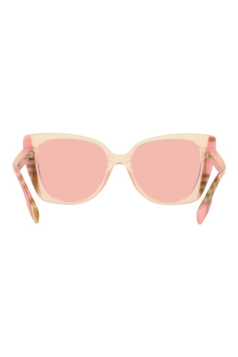 Meryl 54mm Cat Eye Sunglasses, Alternate, color, PINK