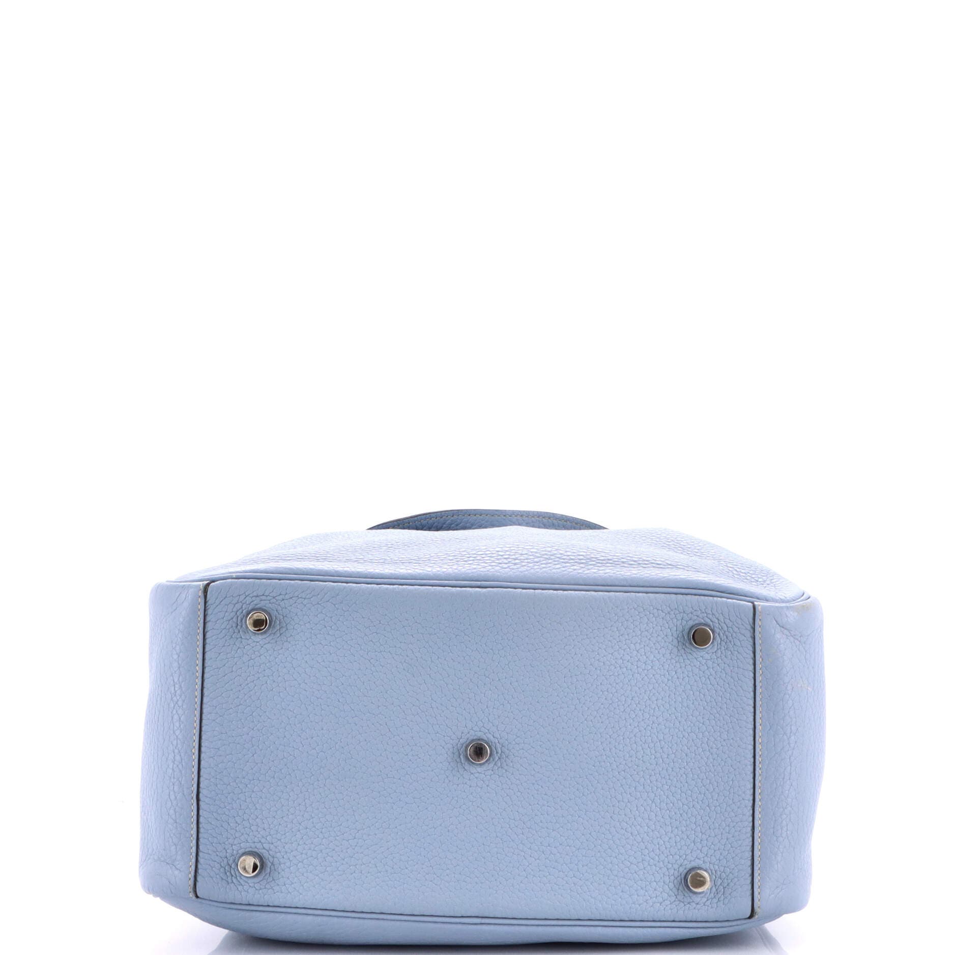 Pre-Owned Hermes Lindy Bag Clemence 30, Alternate, color, Bleu Lin