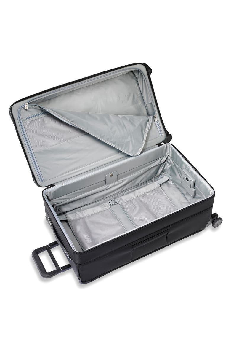 30-Inch Expandable Wheeled Trunk, Alternate, color, BLACK