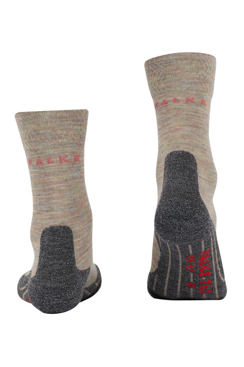 TK2 Explore Melange Hiking Socks, Alternate, color, Moon Mist