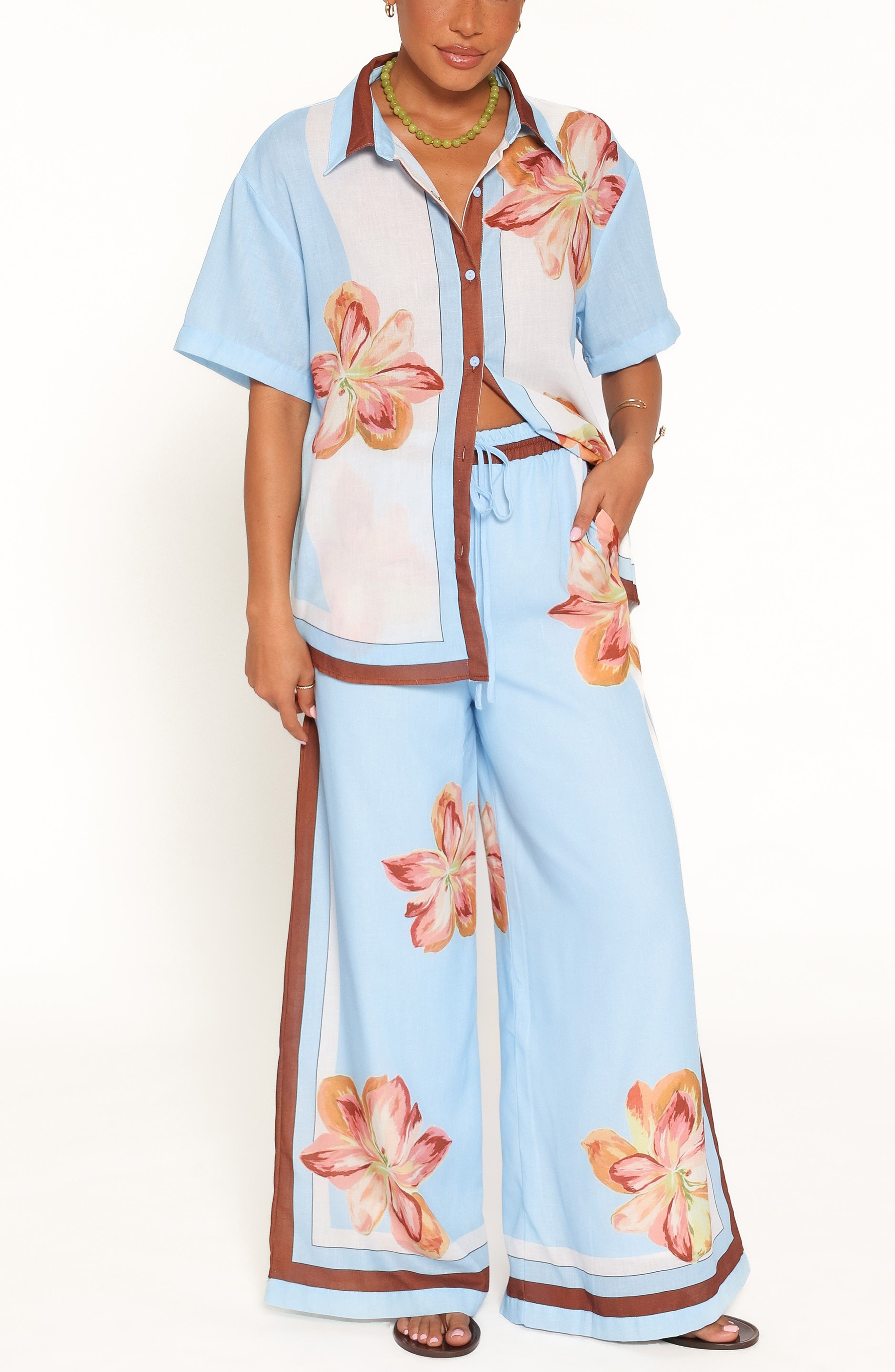 selected BLUE/ BROWN STRIPE/ FLORAL