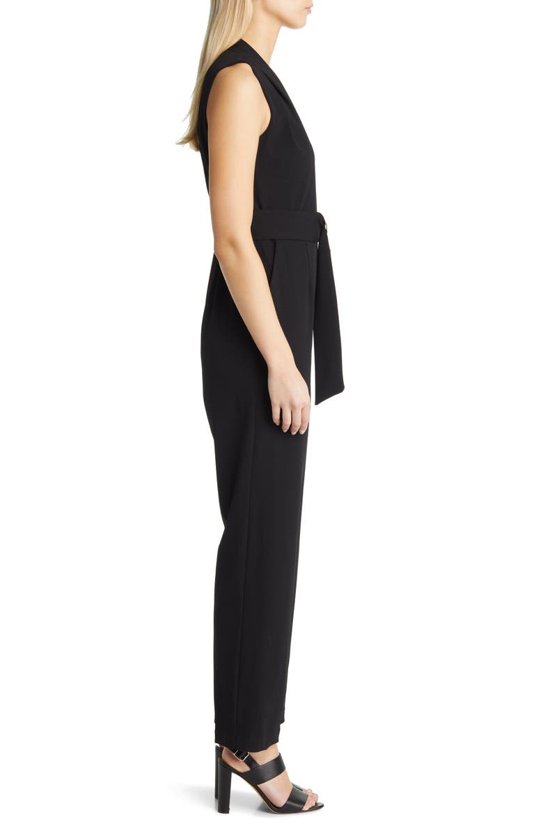 Tahari ASL Wrap Bodice Belted Jumpsuit, Alternate, color, 