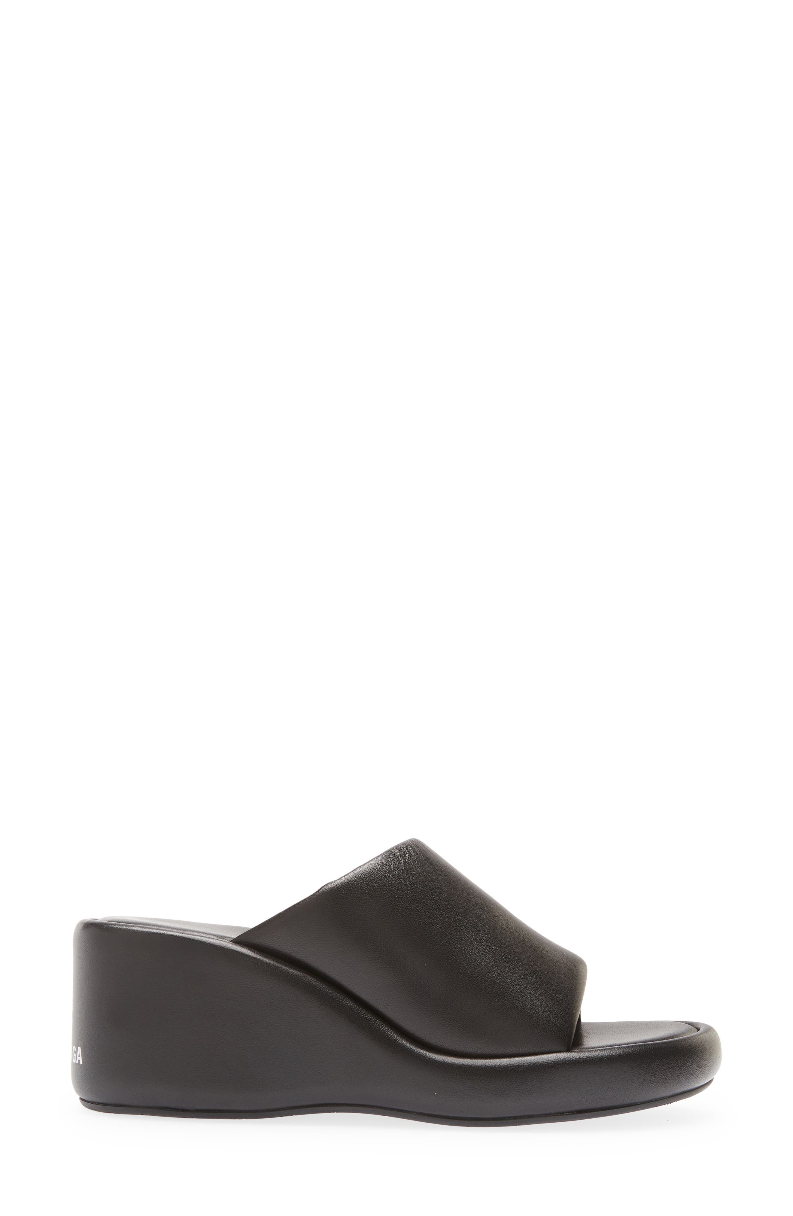 Balenciaga Rise Platform Slide Sandal, Alternate, color, 