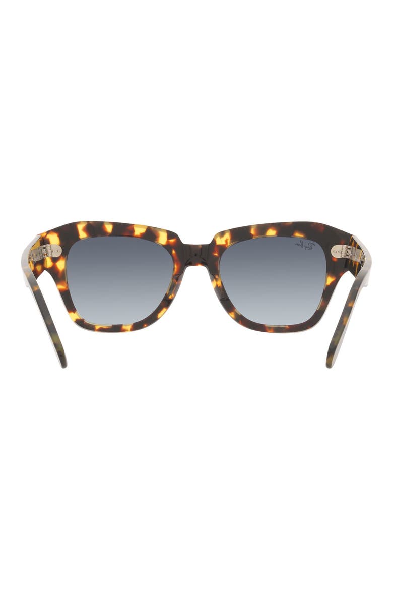 State Street 52mm Sunglasses, Alternate, color, YELLOW HAVANA/ LIGHT BLUE GREY