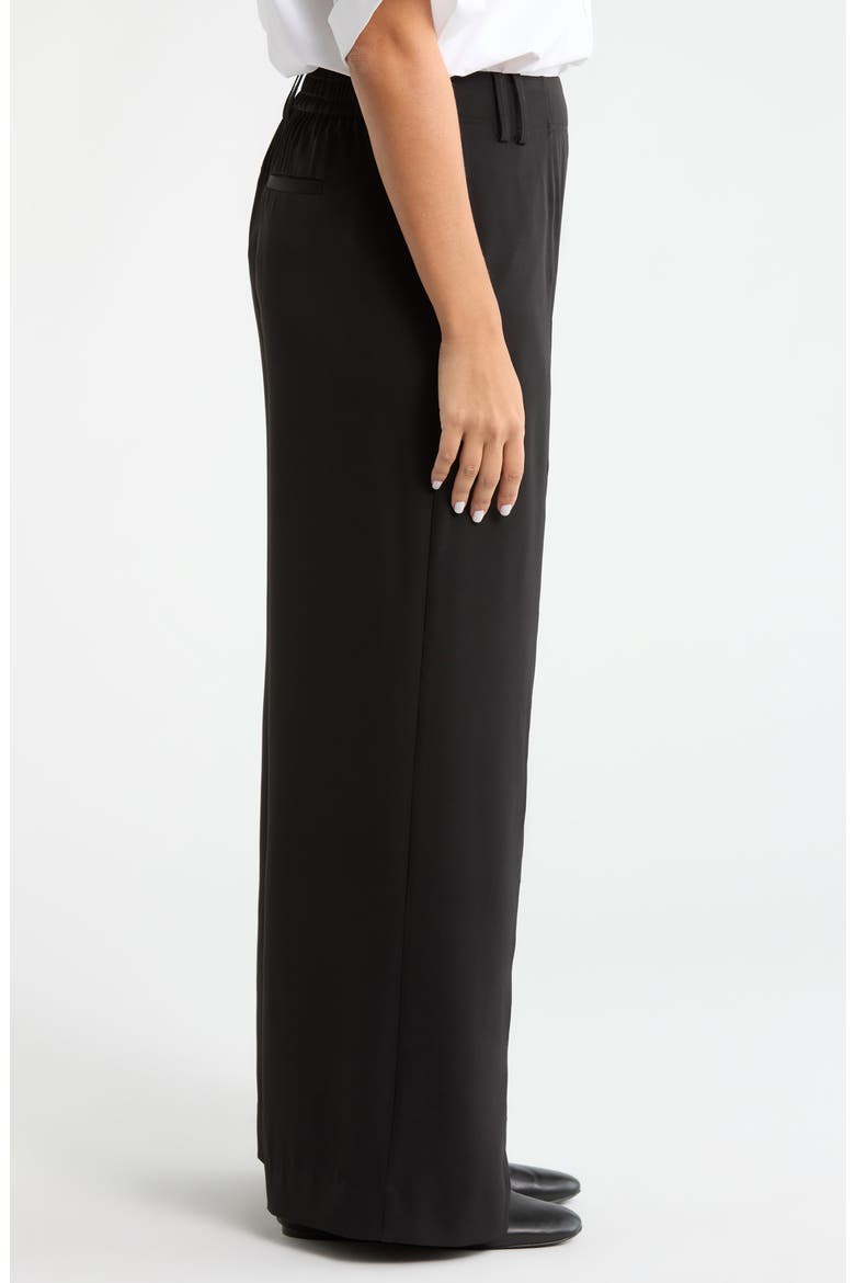 Ellison Pull-On Wide Leg Pants, Alternate, color, BLACK