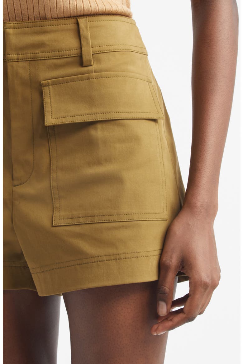 Oakley Stretch Cotton Twill Cargo Shorts, Alternate, color, HAZEL