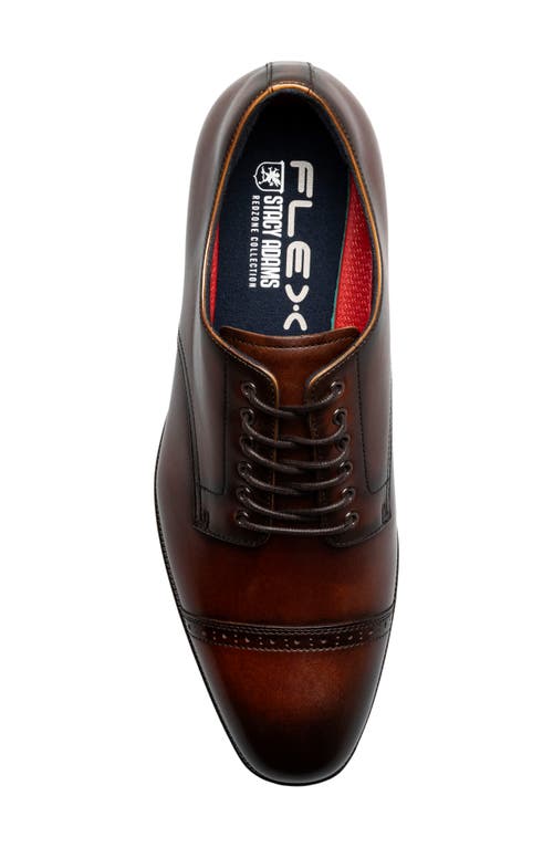 Stacy Adams William Cap Toe Oxford In Brown