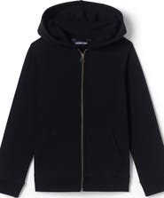 Lands' End School Uniform Kids Zip Front Sweatshirt
