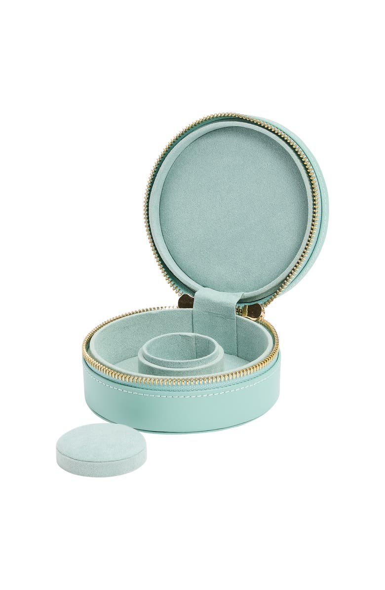 WOLF Sophia Round Zip Case, Alternate, color, Jade