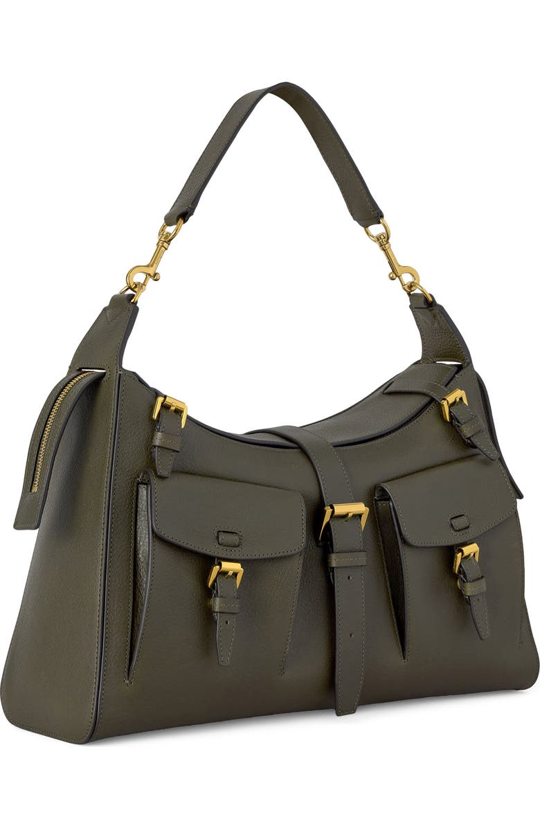 Mulberry Roxanne Leather Shoulder Bag, Alternate, color, Juniper Green