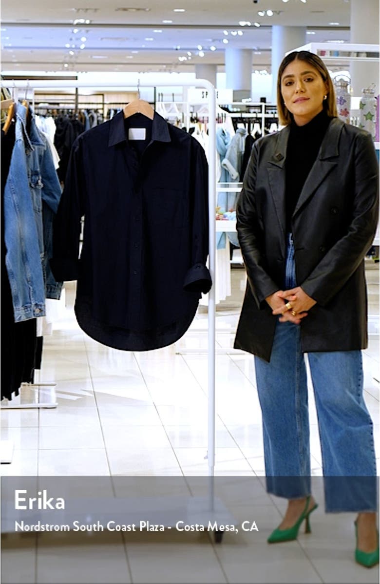 Kayla Oversize Button-Up Shirt, sales video thumbnail