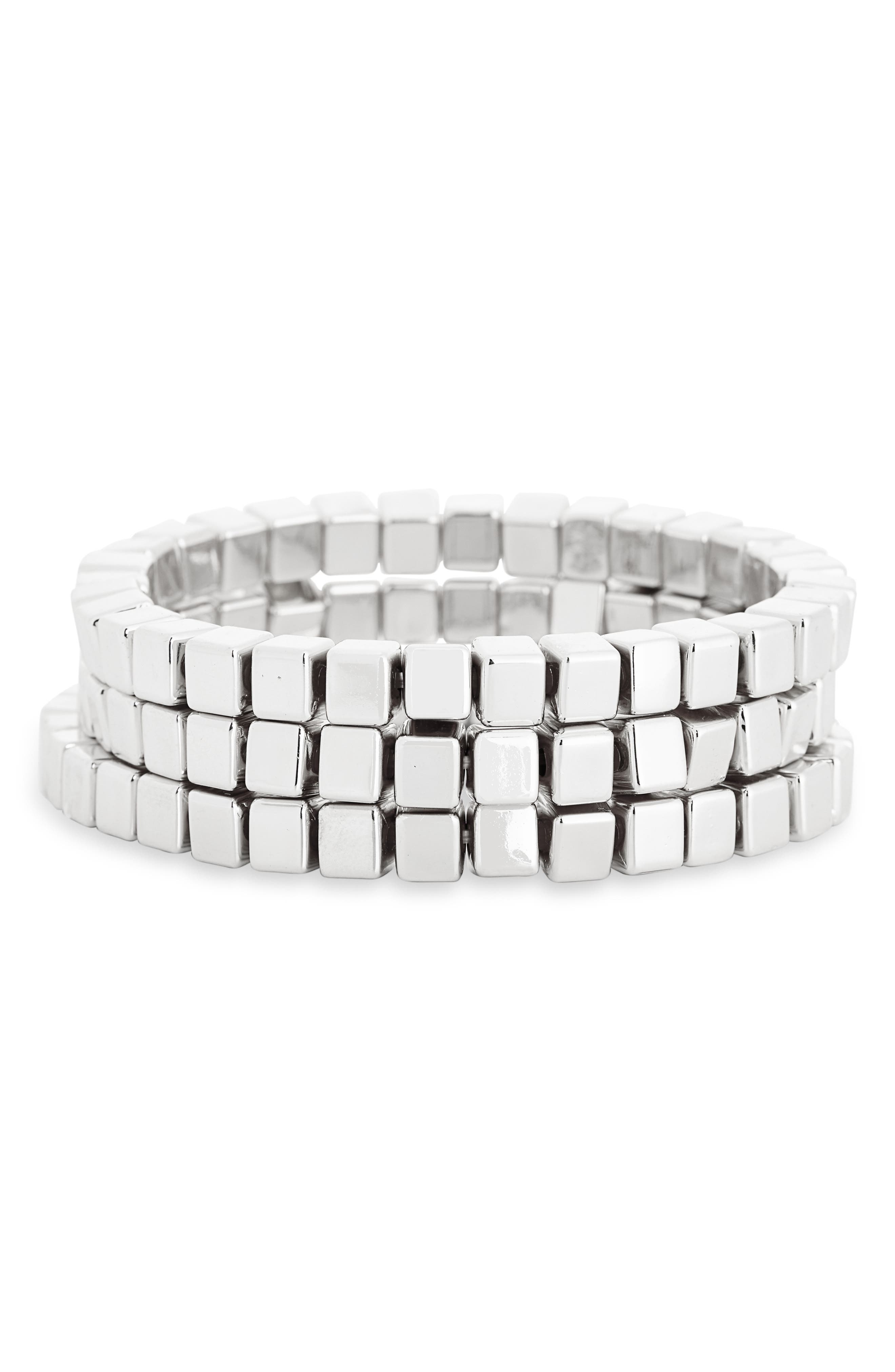 Leith 3-Pack Beaded Stretch Bracelets