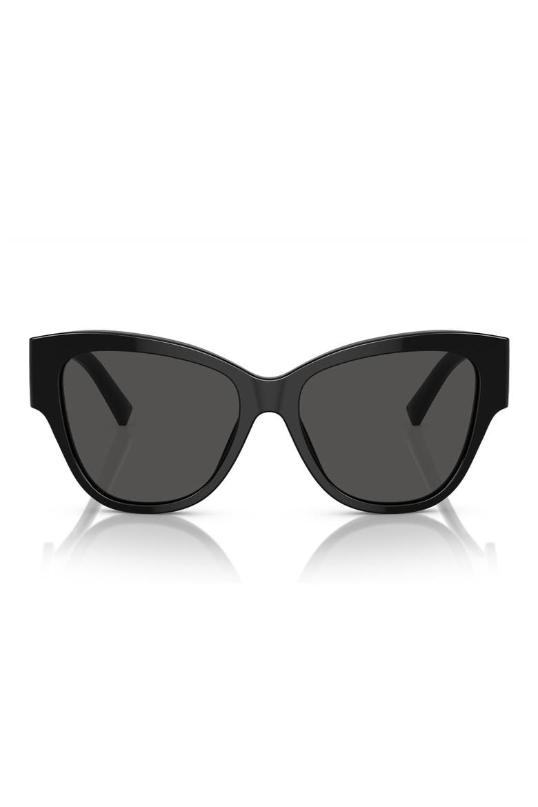 54mm Butterfly Sunglasses, Main, color, BLACK
