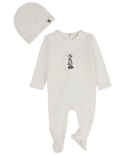 2 Piece Baby Cotton Rich Footie Set