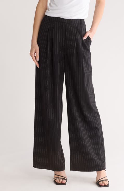 Pleated Wide Leg Pants