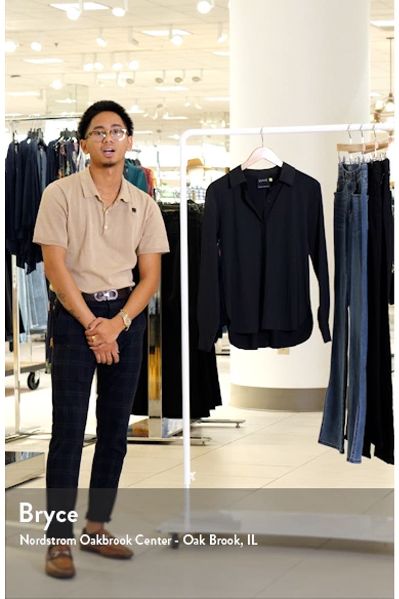 'Lyssentials Connie Slim Fit Button-Up Shirt video