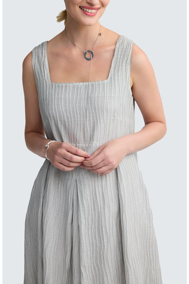 Norelle Garment-Dyed Balloon Dress, Alternate, color, Ash Grey