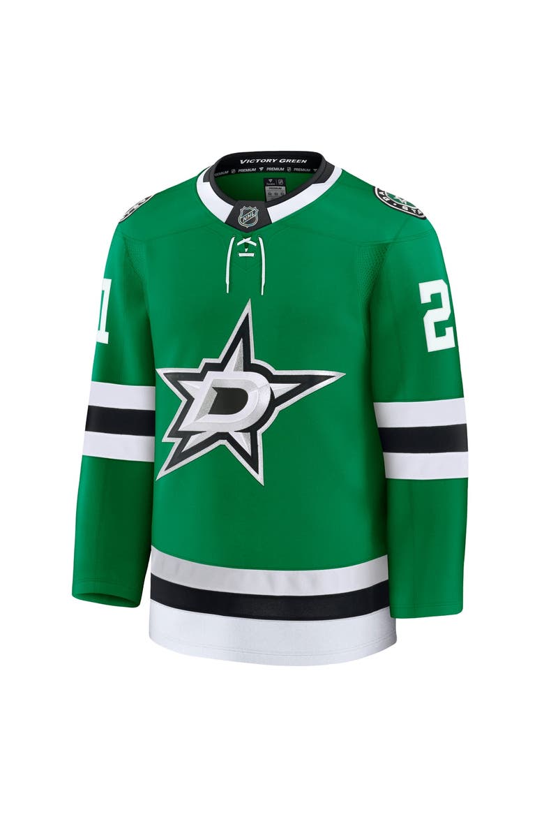 Men's Fanatics Jake Oettinger Kelly Green Dallas Stars Home Premium Jersey, Alternate, color, Kelly Green