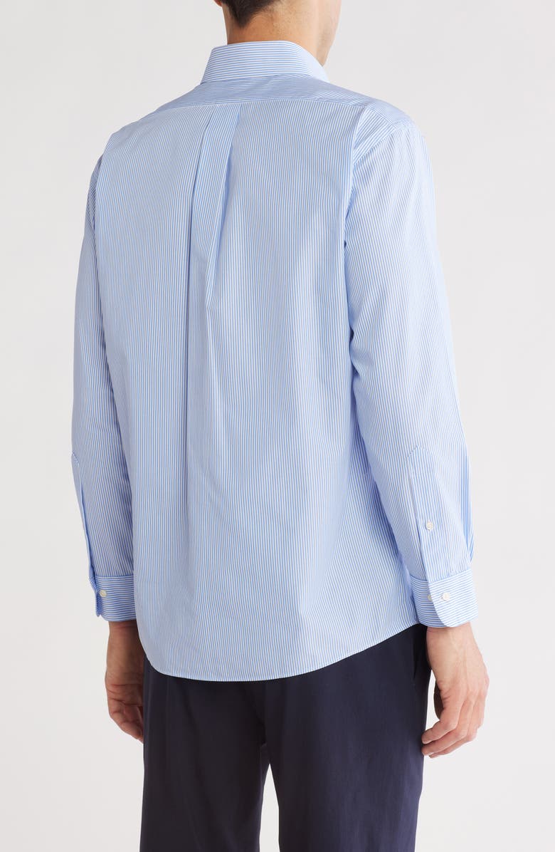 Brooks Brothers Regular Fit Stripe Button-Down Dress Shirt, Alternate, color,