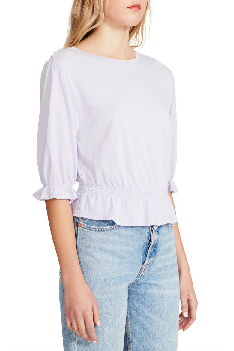 BB Dakota Cotton Jersey Top, Alternate, color, LILAC