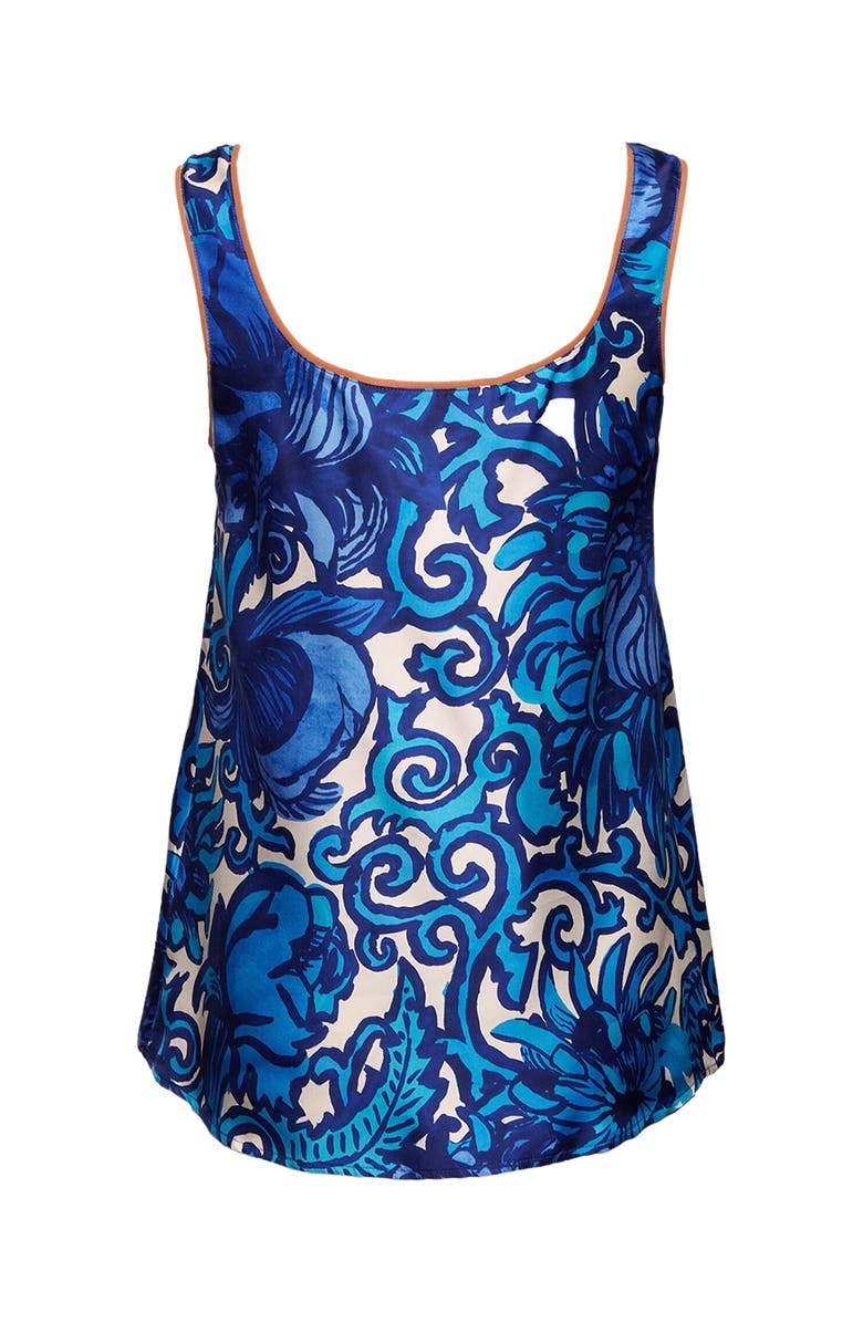 La DoubleJ Twirl Top Anemone Blue, Alternate, color,