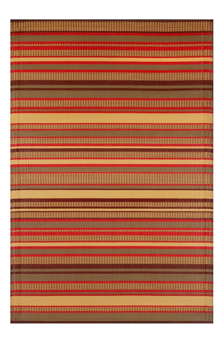 Mad Mats Stripes Warm Brown, Main, color, Warm Brown