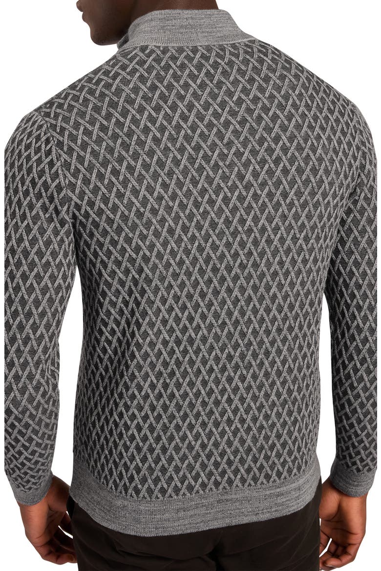 Dammon Quarter Zip Pullover, Alternate, color, GREY