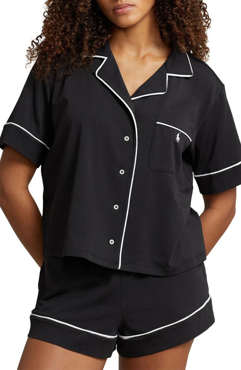 Polo Ralph Lauren Cotton Blend Short Pajamas, Main, color, 